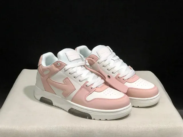 Off-White Low Pink and White
