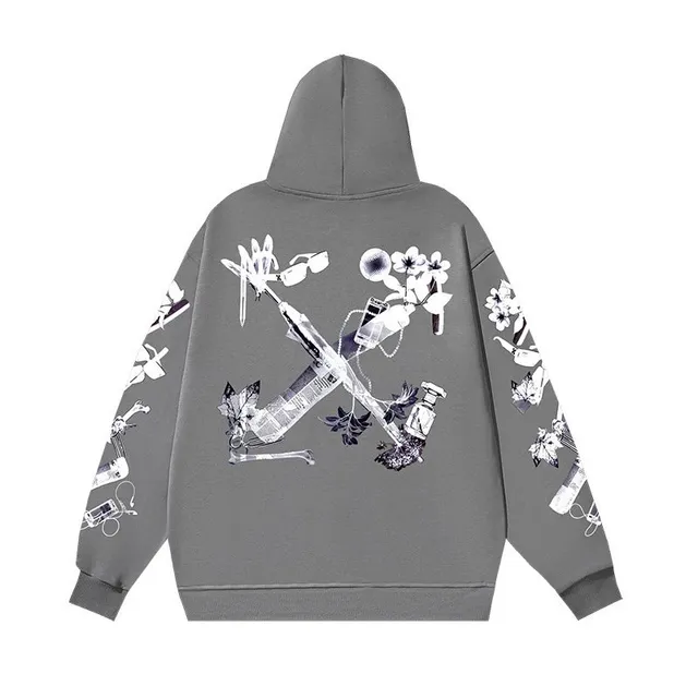 Gallery Dept. Hoodie Floral Gun Print