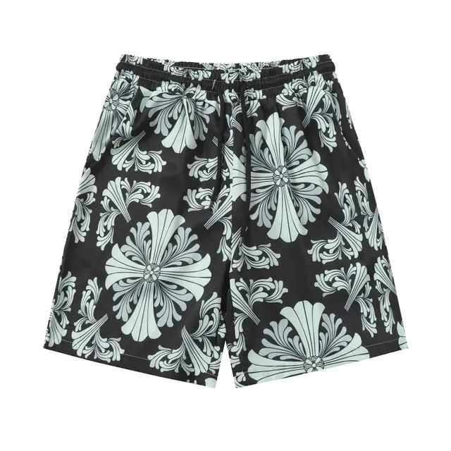 Chrome Hearts Ornament Print Shorts Baroque Floral