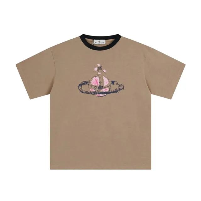 Vivienne Westwood Orb Graphic Tee Pink Orb Print