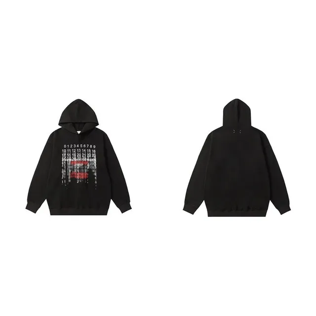 Comme des Garçons Hooded Sweatshirt Barcode Print