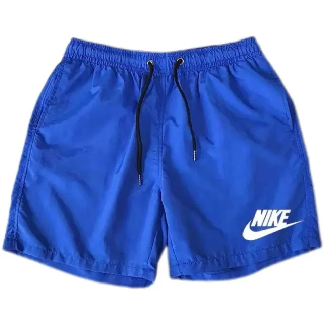 Nike Swim Shorts Swoosh Logo Royal Blue