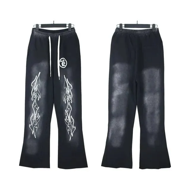 Hellstar Flame Print Sweatpants