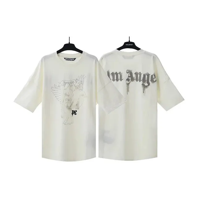 Palm Angels Graphic T-Shirt Dove Print