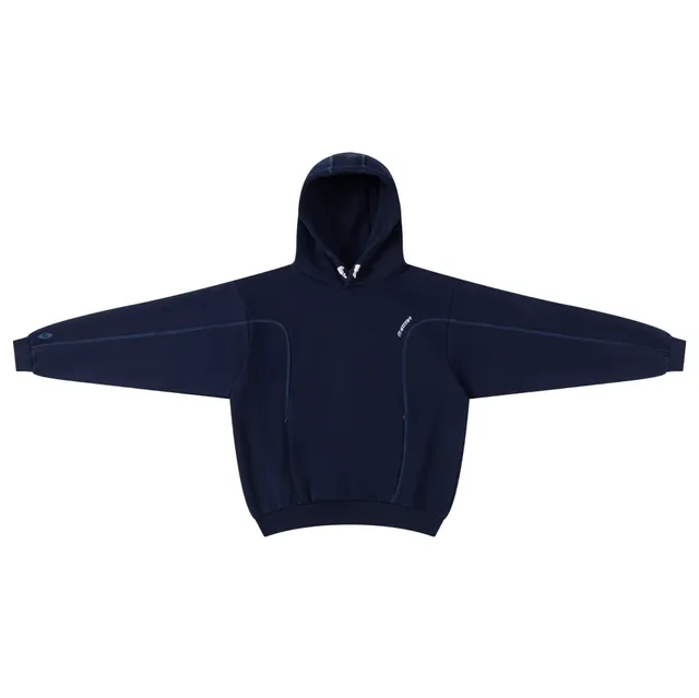 Maison Mihara Yasuhiro Hooded Sweatshirt Contrast Stitch