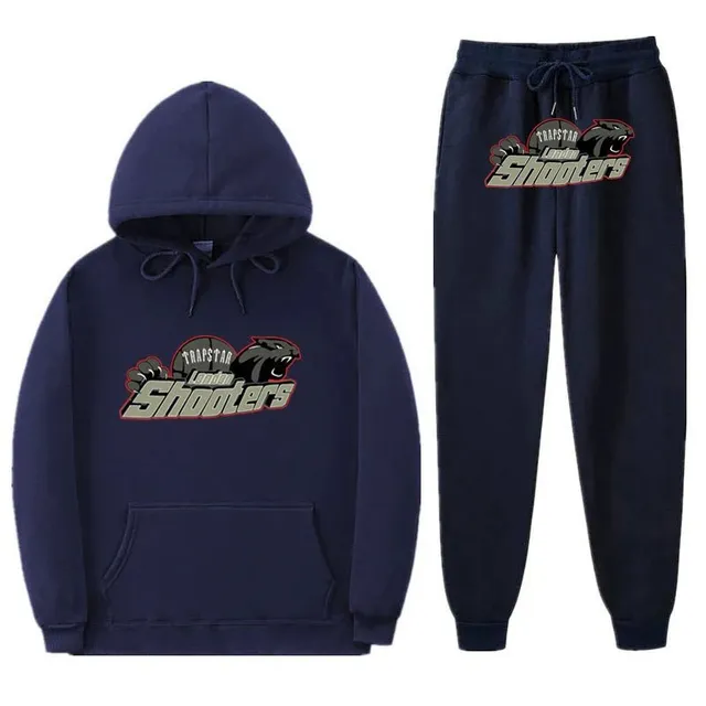 Corteiz Hoodie and Joggers Set London Shooters Graphic