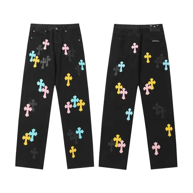 Chrome Hearts Cross Patch Jeans