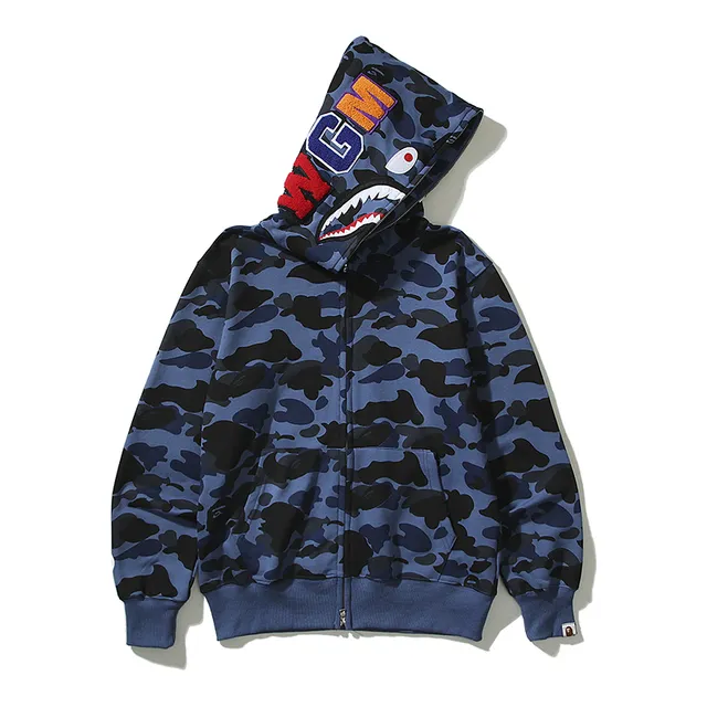 BAPE Shark Hoodie Camouflage