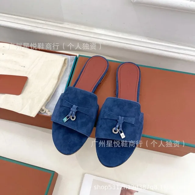 藏蓝平底