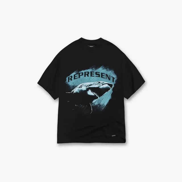 Represent Shark Graphic Tee Shark Print