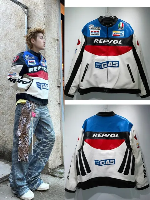 Racing Leather Jacket Repsol MotoGP Edition