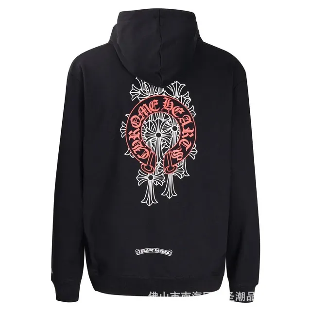 Chrome Hearts Hoodie Cross Logo Print