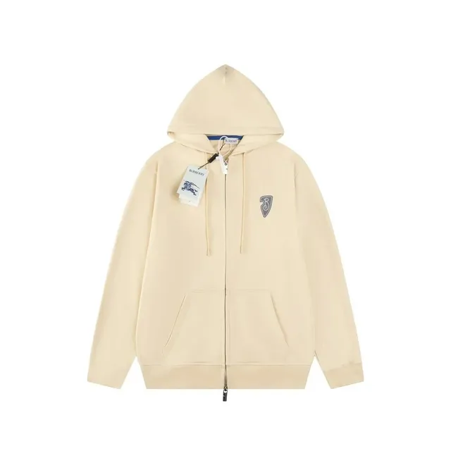 Burberry Zip-Up Hoodie Equestrian Knight Logo