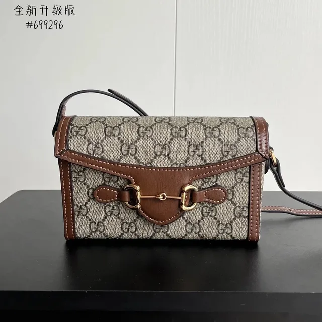 Gucci Horsebit 1955 Mini Bag GG Supreme Canvas