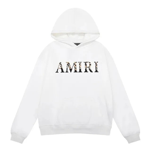 Amiri Hoodie Leopard Logo