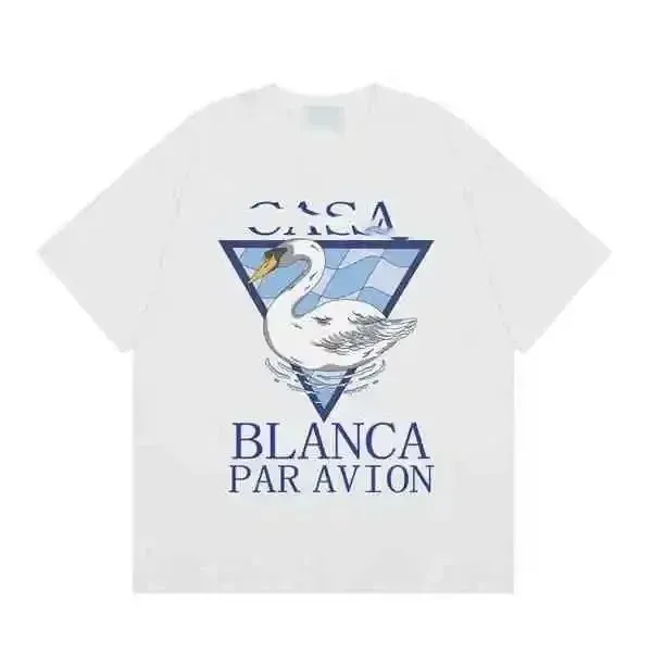 Casablanca Swan Graphic Tee Casa Blanca Par Avion