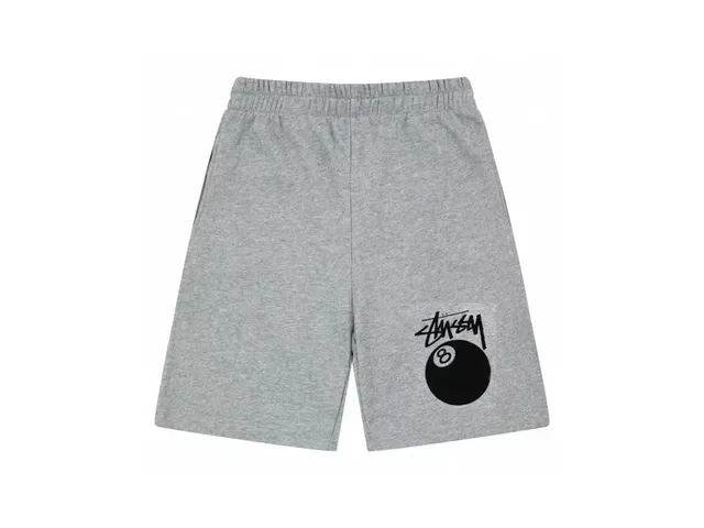 Stüssy 8 Ball Shorts Heather Grey