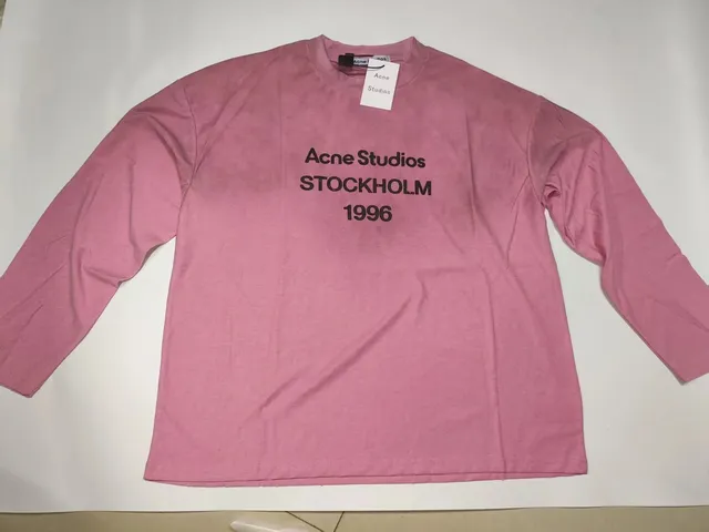 Acne Studios Long-Sleeve Tee Stockholm 1996 Print
