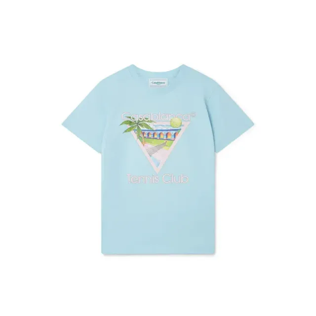 Casablanca Tennis Club Tee Tropical Print