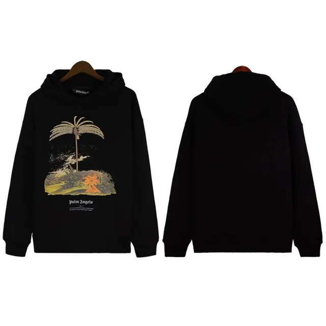 Palm Angels Hoodie Palm Tree Graphic