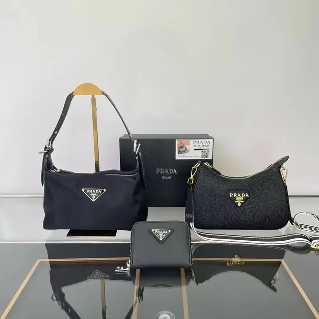 Prada Re-Edition Handbag Nylon and Saffiano Leather
