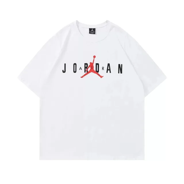 Jordan Logo T-Shirt White/Black/Red