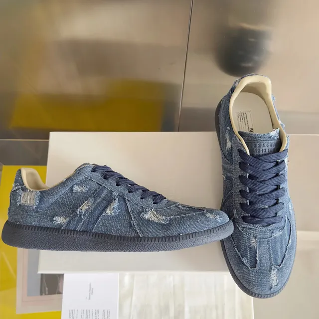 Maison Margiela Future Sneaker Distressed Denim