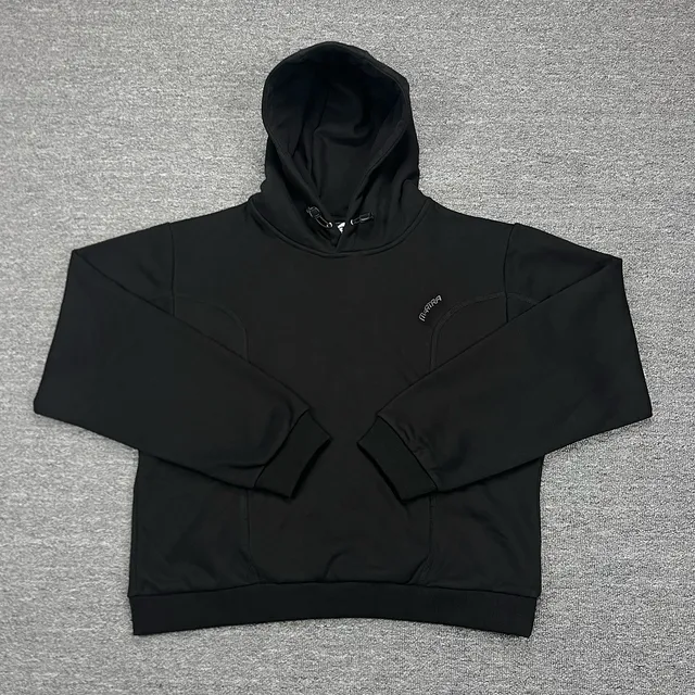 Hoodie Solid Black