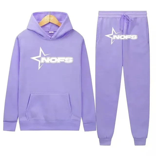 Hoodie and Joggers Set NOFS Star Logo