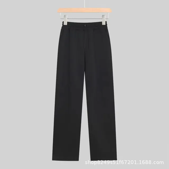 Track Pants Solid Black