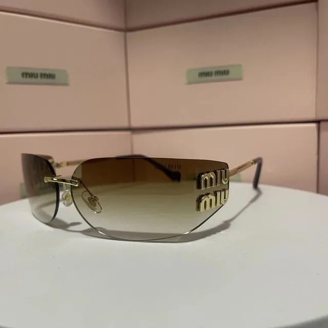 Miu Miu Sunglasses Logo-Accented