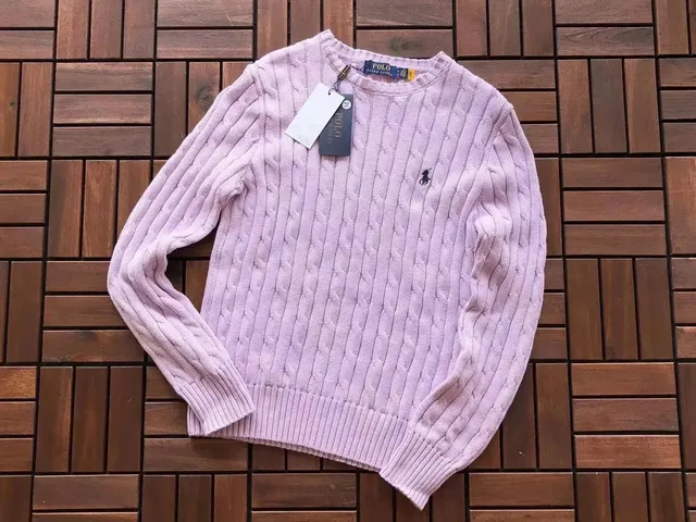 Polo Ralph Lauren Cable Knit Sweater Light Pink