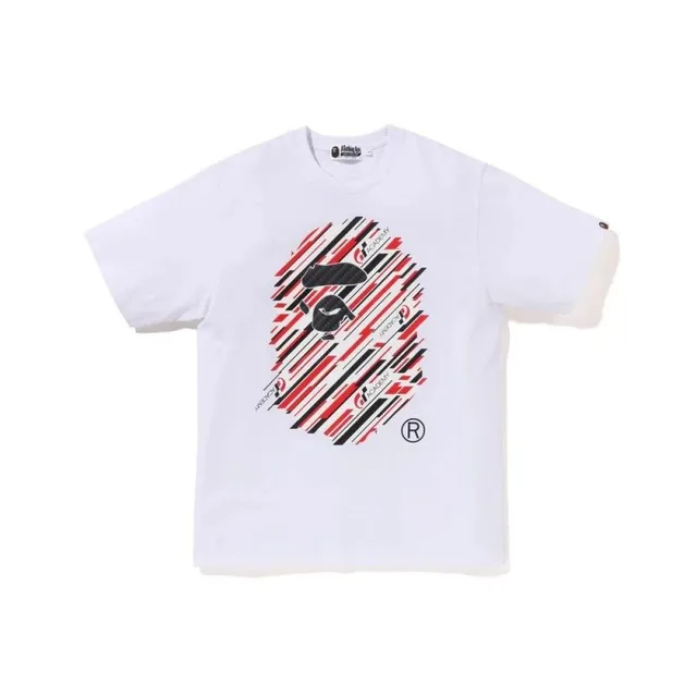 BAPE Graphic T-Shirt Shark Camo Stripe