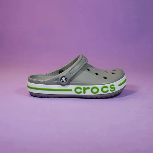 Crocs Clog Neon Green Logo