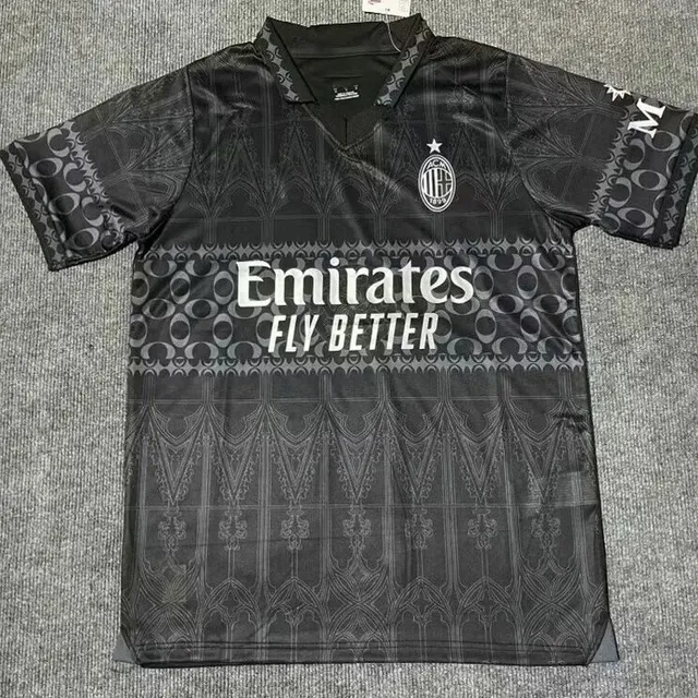 AC Milan × Adidas Home Jersey Ornate Pattern