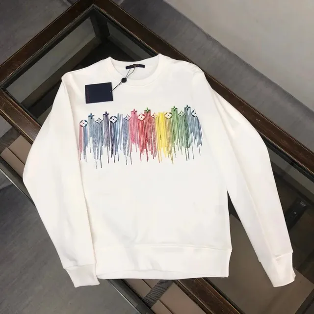 Louis Vuitton Crewneck Sweatshirt Rainbow Monogram Print