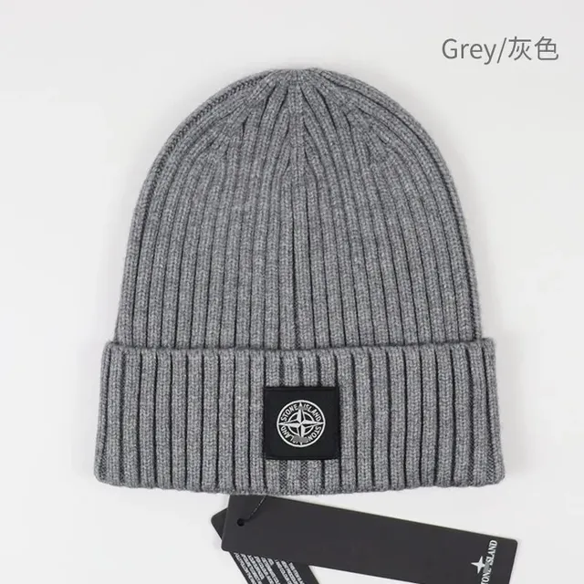 Stone Island Ribbed Beanie Compass Patch