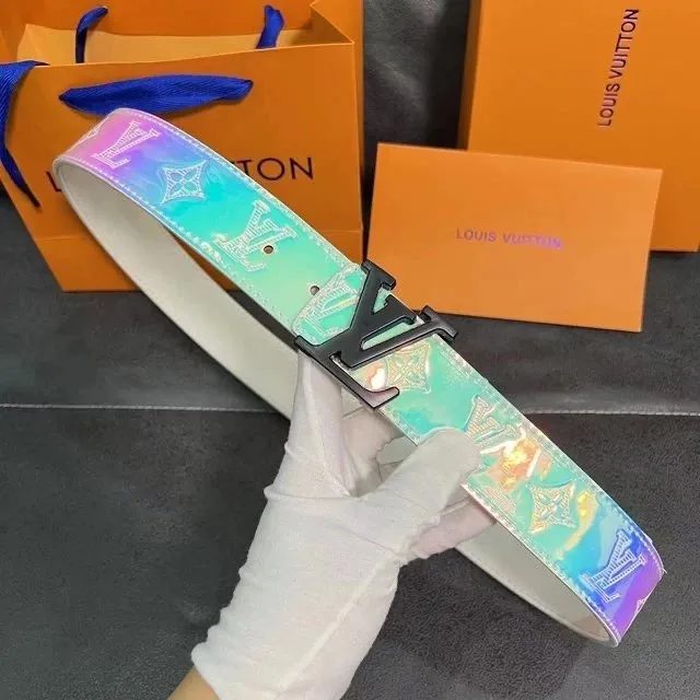 Louis Vuitton LV Belt Iridescent Monogram