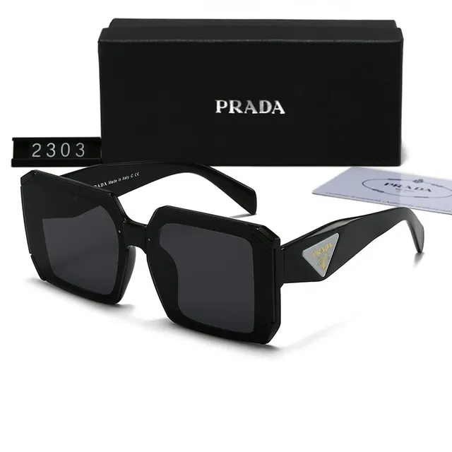 Prada Square Sunglasses Matte Black