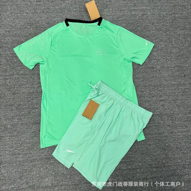 6546 Green Short Sleeve Set