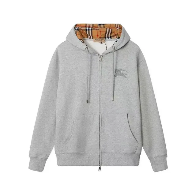 Burberry Zip-Up Hoodie House Check Lining