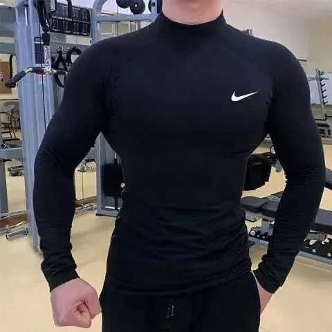 Nike Tech Fleece Mock Neck Black