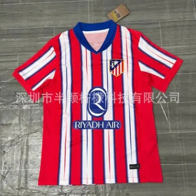 Atlético Madrid × Adidas Home Jersey 2023-24 Striped