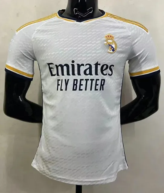 Real Madrid Home Jersey Emirates Fly Better