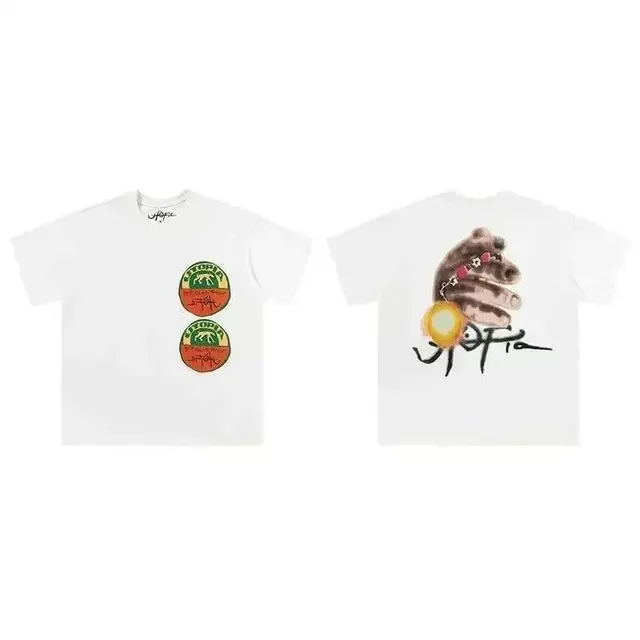 Off-White Graphic T-Shirt Double Logo & Bear Print