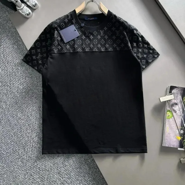 Louis Vuitton Monogram T-Shirt Contrast Panel
