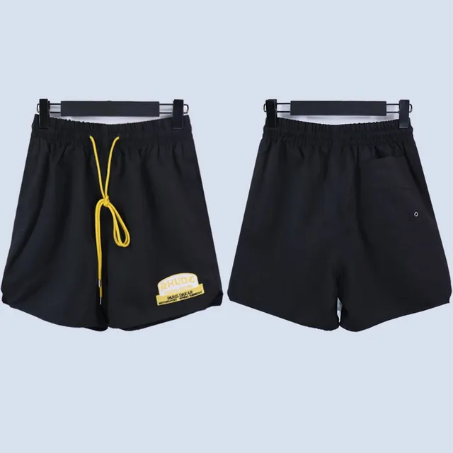 Rhude Drawstring Shorts Paris Dakar Patch