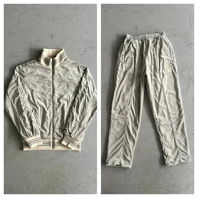 C.P. Company Velour Track Set Striped Collar and Cuffs
