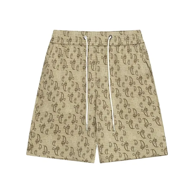 Logo-Print Shorts Oblique Dior Pattern
