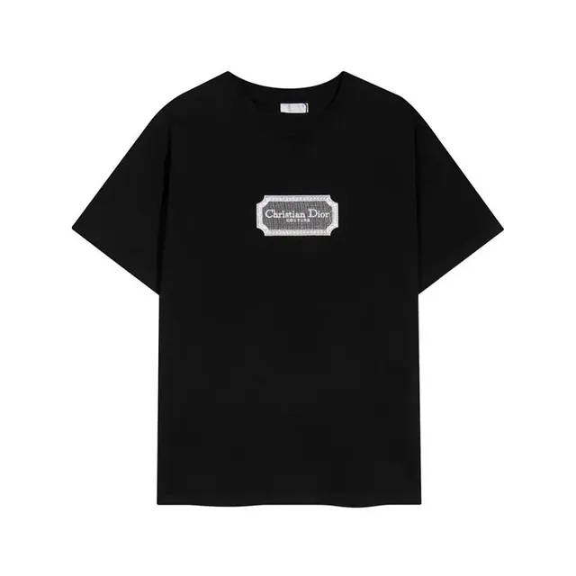 Dior T-Shirt Crystal Logo